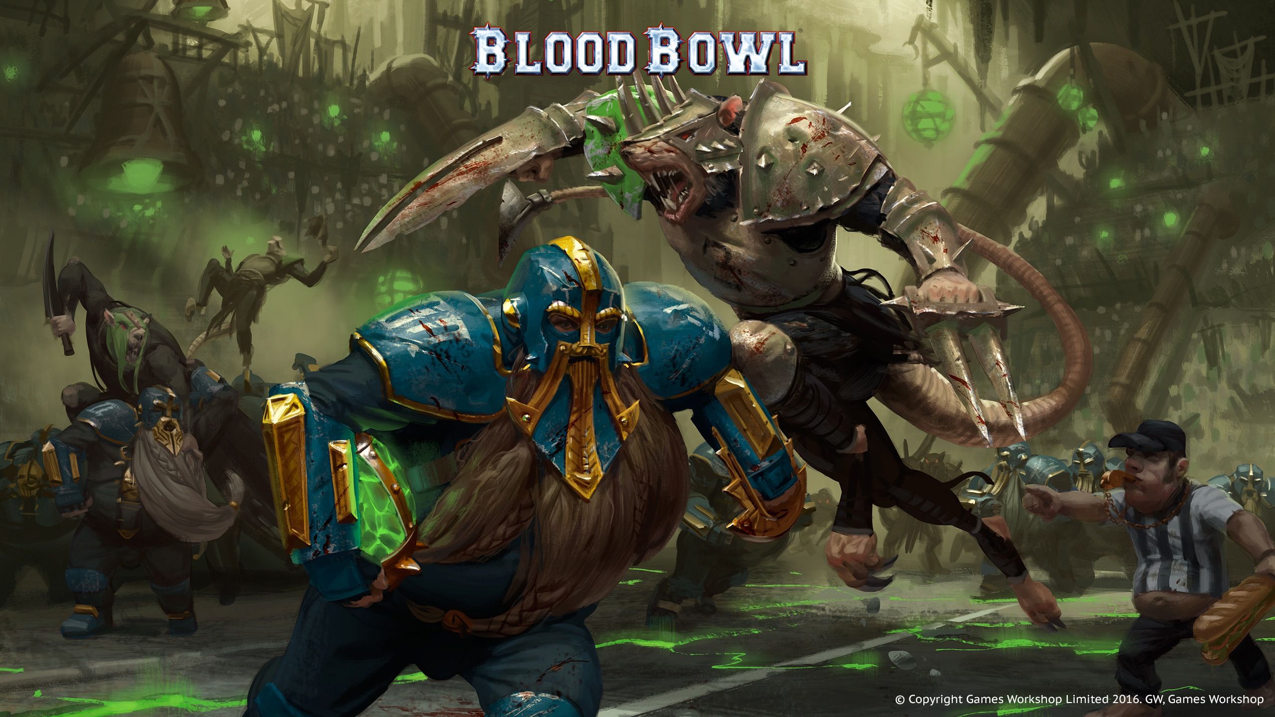 Blood Bowl 3のビデオゲームのアートワーク